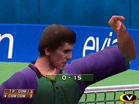 une photo d'Ã©cran de Virtua Tennis sur Sega Dreamcast